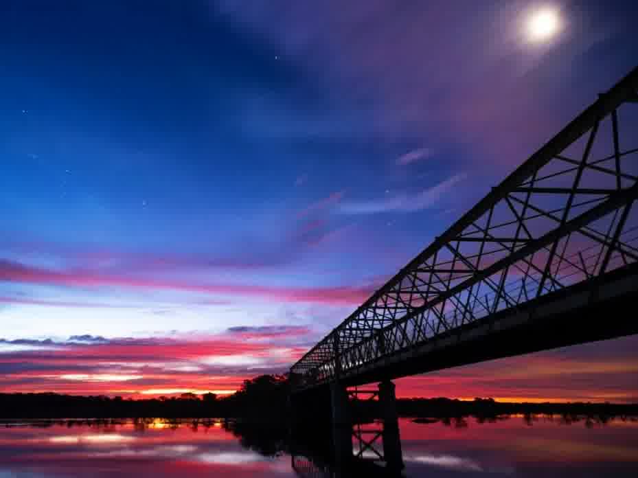 Puente de la Vía de San Roque sobre el río Santa Lucía